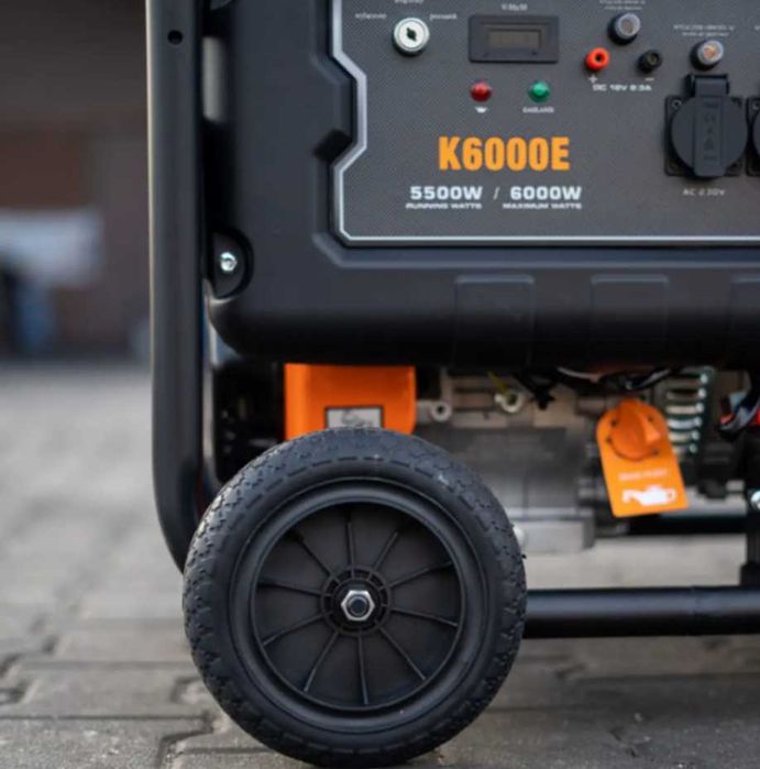 генератор 6 кВт медная обмотка 6 кВт електростартер автозащита колеса