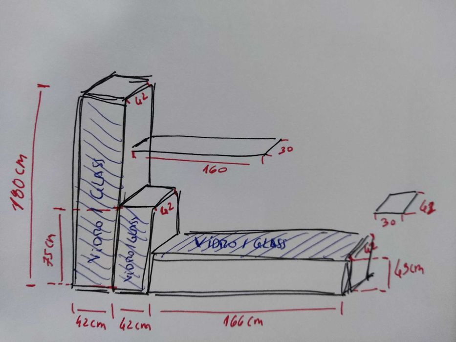 Mobília de Sala em Wengue