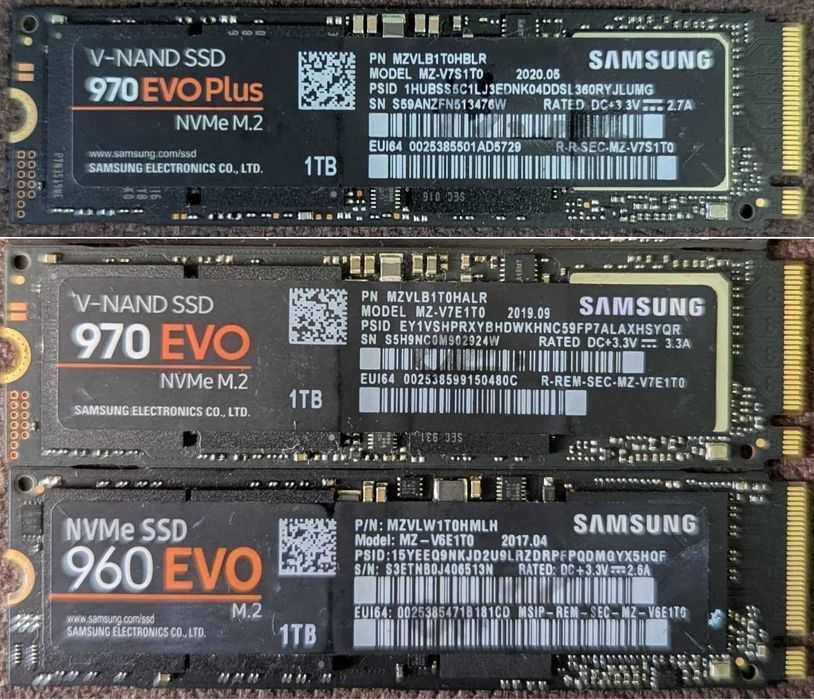 SSD M2 2280 (256-512-1TB-2TB)