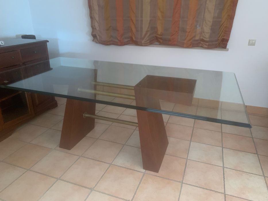 Mesa modelo seven em cerejeira