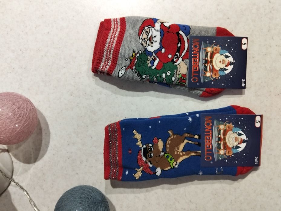 Носочки новорічні носки для дітей дорослі носочки теплі