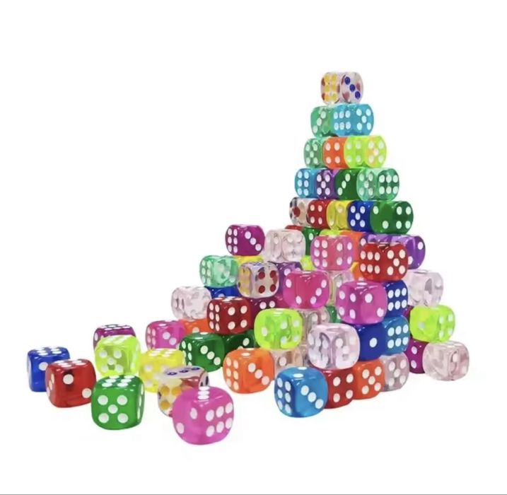 Набор бусин для рукоделия игральные кубики бисины