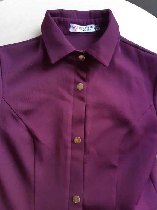 Платье LE'KATRIN FAMILY фиолетовая фуксия Размер S + БОНУС МАЙКА VOGUE