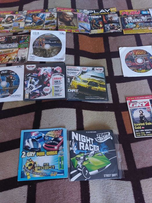 Gry rozne z: CD-Action,Play,Click,CyberMycha,SGK itd. 19 CD! Okazja !