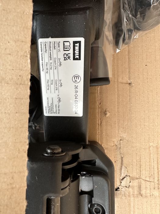 Volvo Thule Coach 276 926 + adapter Bagażnik na Hak 4 Rowerowy