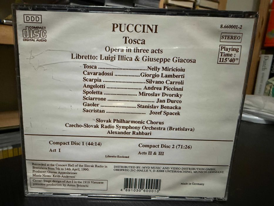 Puccini – Tosca – Miricioiu, Lamberti, Carroli – Alexander Rahbari64584630237314122