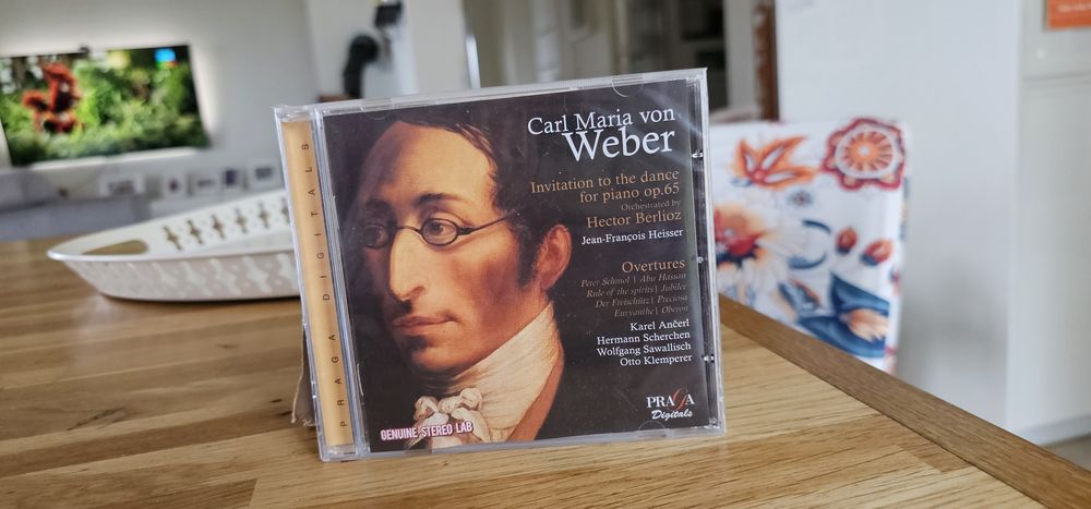 CD z muzyką Carla Marii von Webera, zatytułowane "Invitation to the da