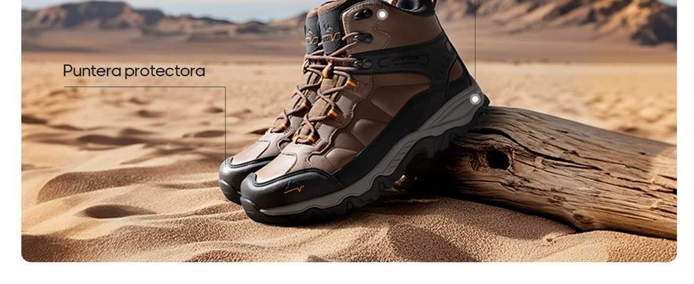 NORTIV 8 Botas de Caminhada e Trekking Impermeáveis para Homem