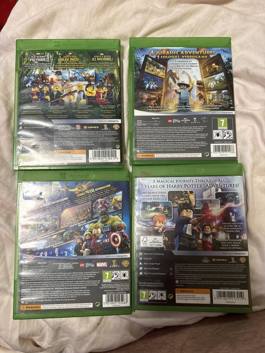 Lego niniago, avengers, jurassic world, harry potter