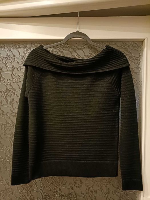 Sweter z wywijanym dekoltem Promod rozm. 38/M