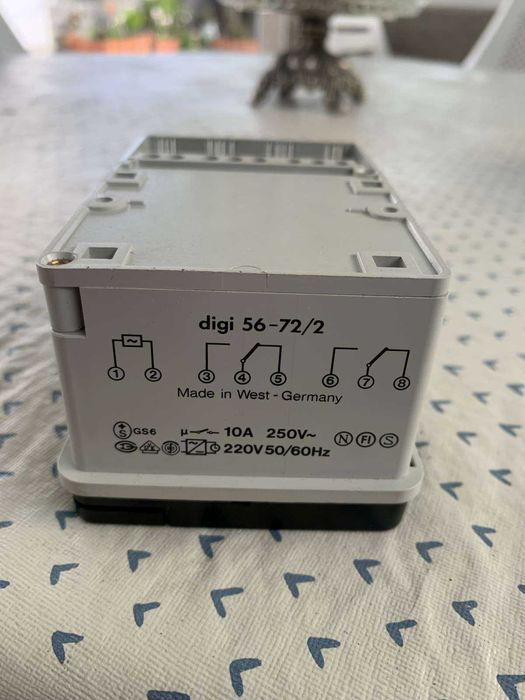 Relogio dois canais - 7 dias Grasslin 56'72 (novo)