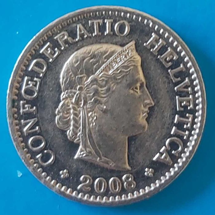 10 Rappen  de 2008 da Suíça