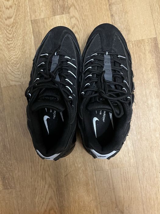 Кроссовки nike air max 95 comme des garcons black