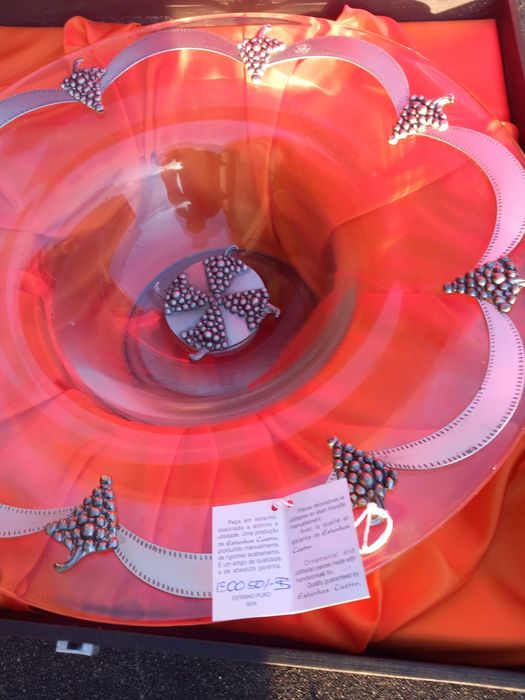 Fruteira estanho puro 95%