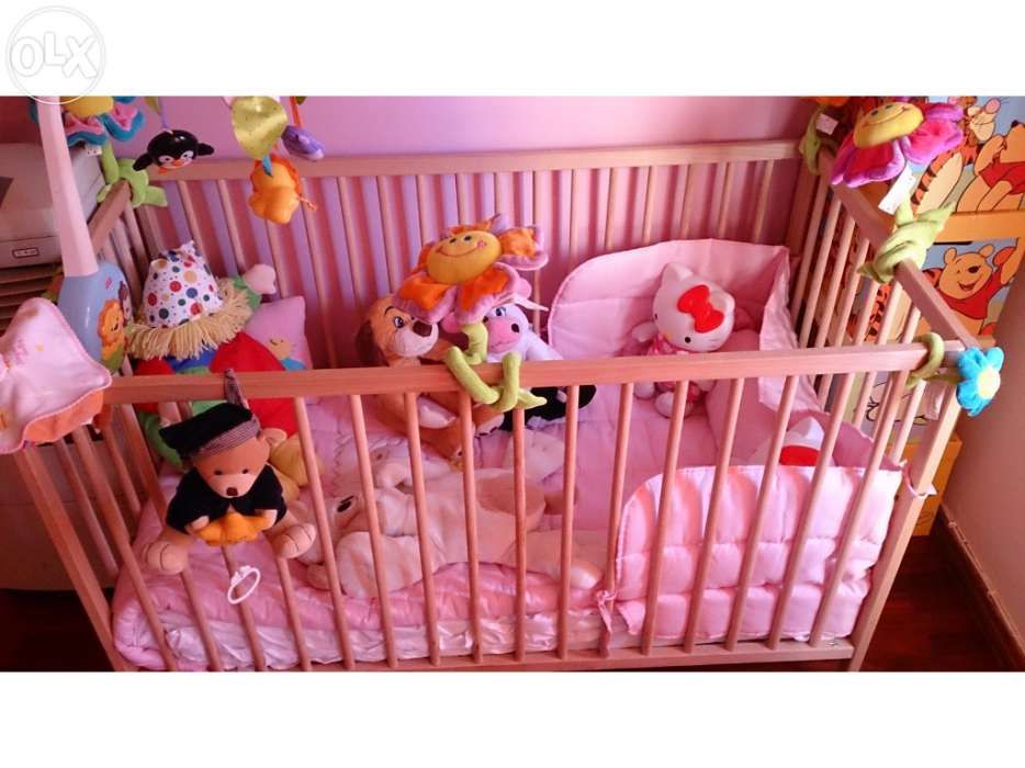 Berço + Colchão.