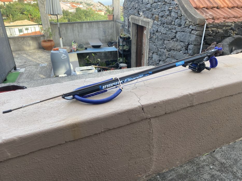 Arma de pesca submarina 75cm inclui Carreto
