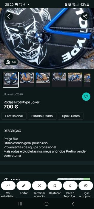 Acessórios para bicicletas oportunidades