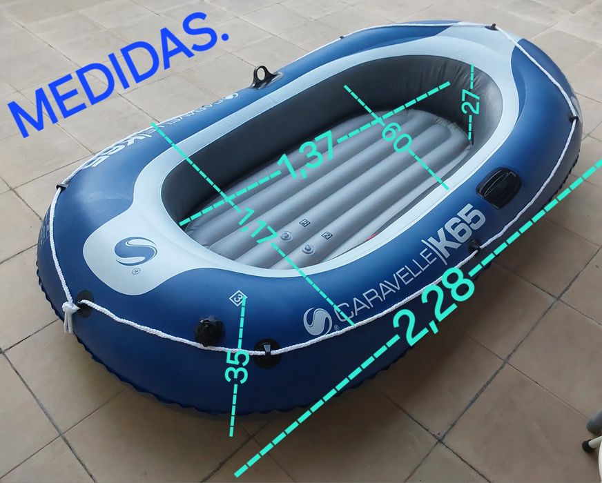 BARCO NOVO EM PVC INSUFLÁVEL. Praia, Piscina, Rio,Desporto, Lazer.,etc