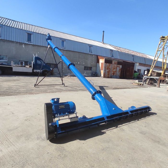 Шнековый навантажувач 159мм*10м, протруювач, шнековий погрузчик зерна