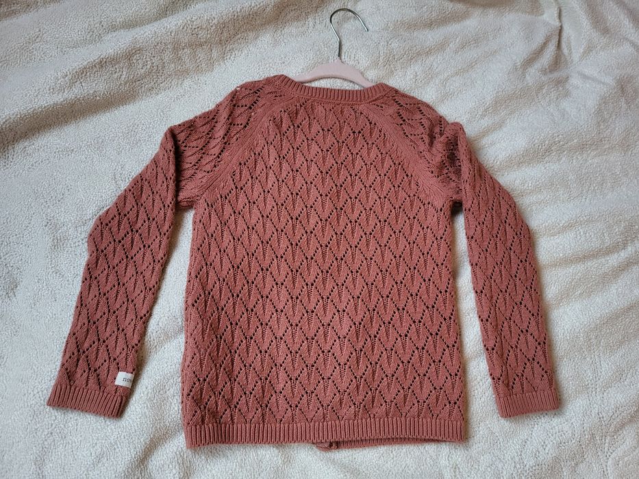 Newbie Kappahl sweter sweterek kardigan rose brown roz. 98 / 104