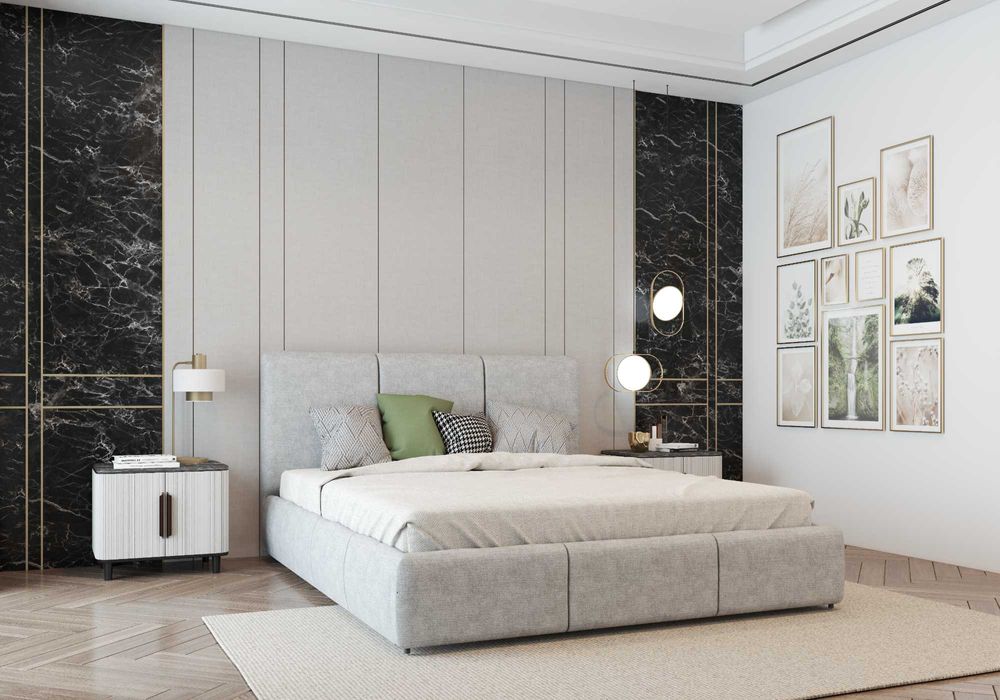 Łoże tapicerowane Alia 160/200 Idźczak Meble