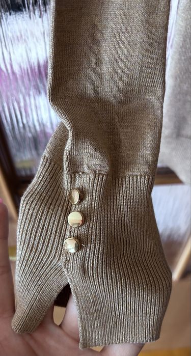 Golf dzianinowy Mohito camel rozmiar L