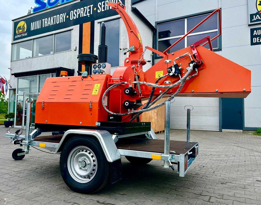 Rozdrabniacz Do Drewna Rębak Do Gałęzi DIESEL 50KM, Japan Trak