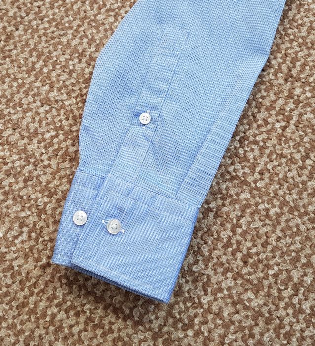 Hugo Boss Swiss Fabric сорочка slim fit оригінал 38/15 S