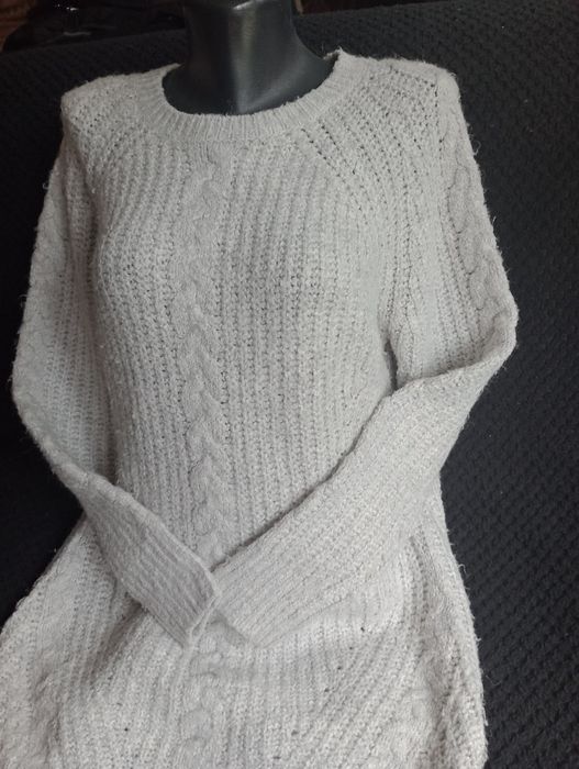 Ciepły gruby sweter oversize