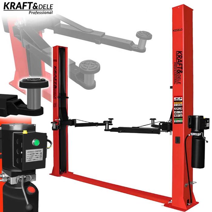 KRAFT&DELE Podnośnik Hydrauliczny Półautomatyczny 230v 4000kg KD5811