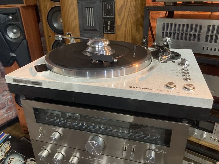 Retrospekcja Studio Gramofon Kenwood KD-5070 Audio Technica DL-103R