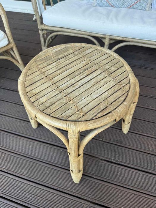 Conjunto jardim em bambu