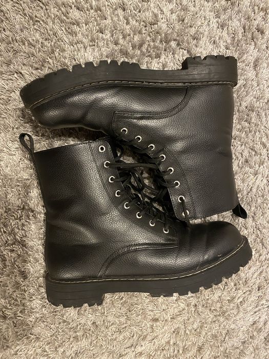 trzewiki ocieplane damskie czarne