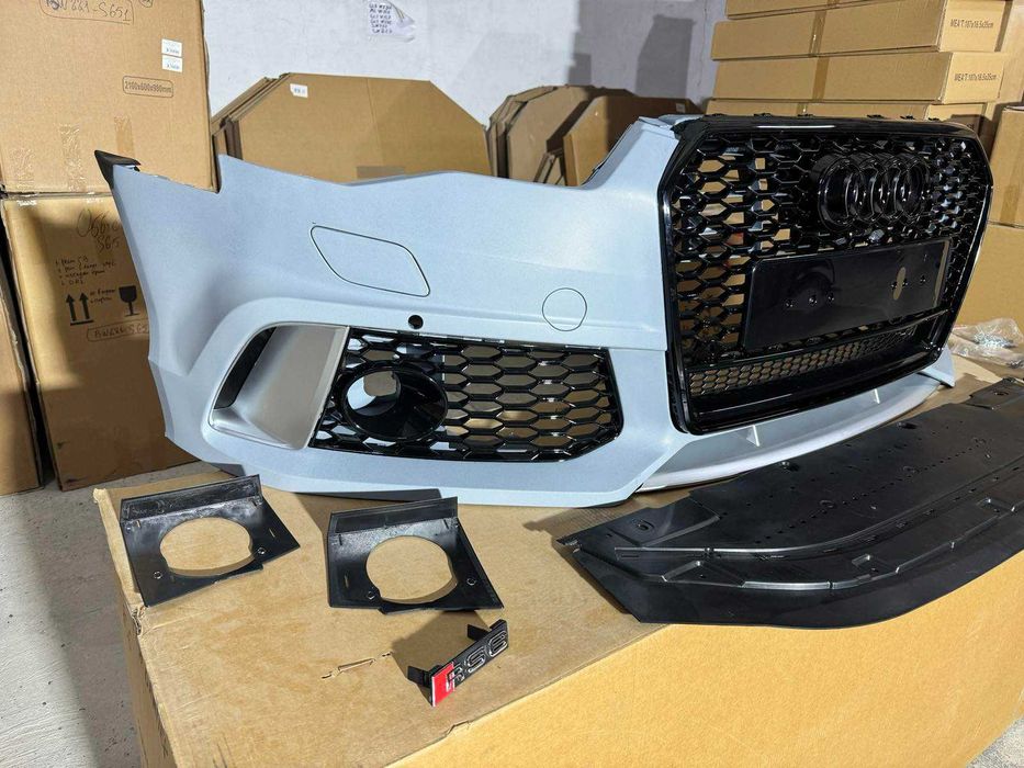 Передний бампер А6 ауді Бампер audi a6 решетка AUDI S6 14-18год RS6 A6