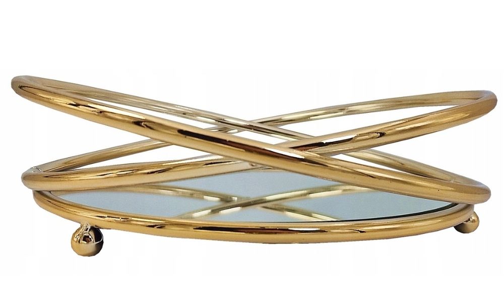 Taca lustrzana gold