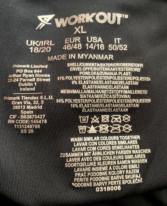 Leggings Fitness com transparências