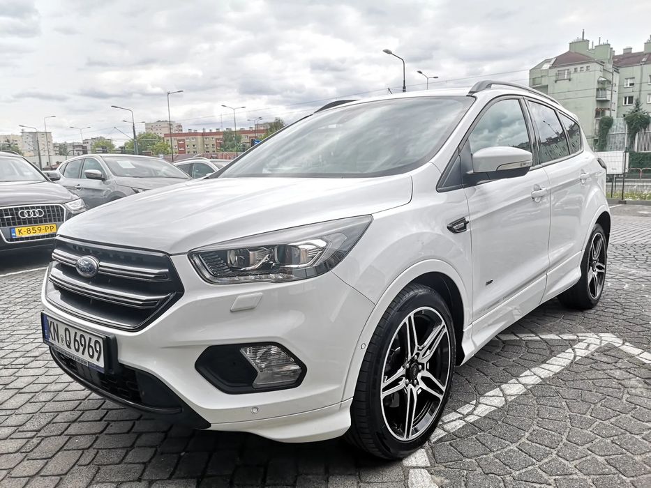 Ford Kuga 2.0 EcoBoost 242KM ST-line 4WD Automat Asyst parkowania Skóra 2xAlu