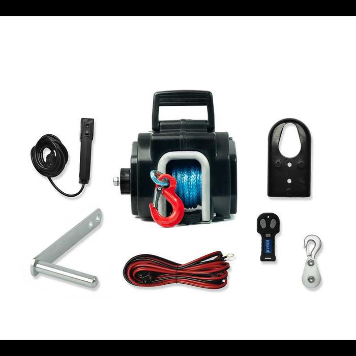 Переносная Лебедка с синтетическим тросом 6000LBS