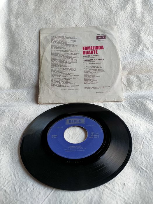 Disco Vinil - Single Ermelinda Duarte _ Somos Livres
