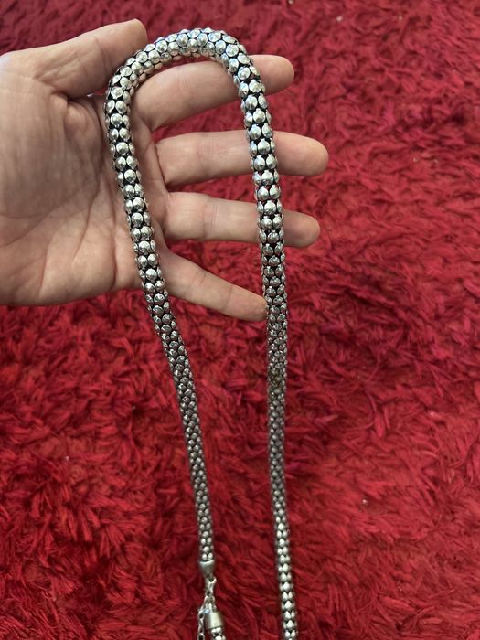 Colar Adolfo Dominguez metálico prateado