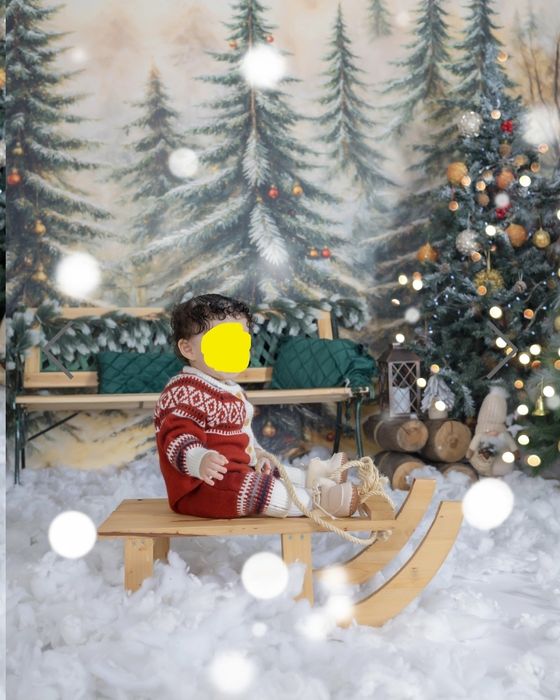 Fundo fotográfico (Cenário de natal) Fotografia