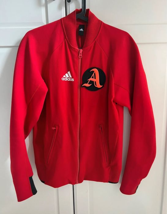 Kurtka bluza na zamek czerwona damska Adidas XS/S