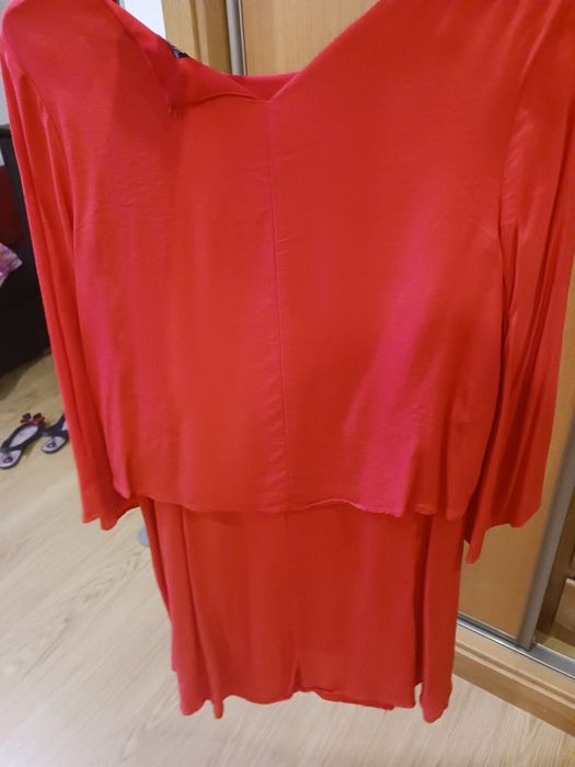 Vestido vermelho zara