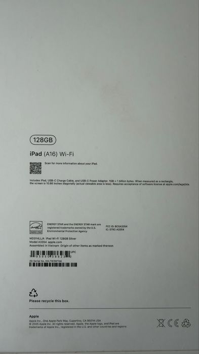 Новий планшет Apple Ipad ( A16 )