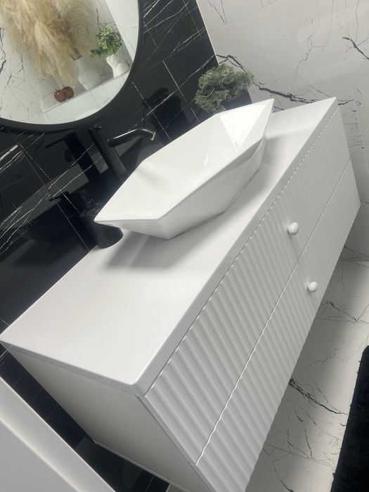 2 blaty Biale lakierowane z MDF grubosc 3 cm i 3,5cm