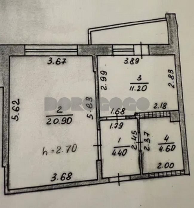 Продаж 1 к  з ремонтом !! м. Вишневе