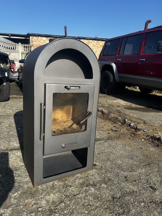 Piec koza kominek wolnostojący Zeus 7kw szamot