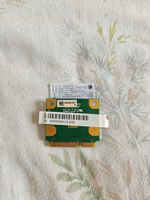 Intel i3 330m + memoria ram 2x2GB + placa Wifi + Placa Bluetooth