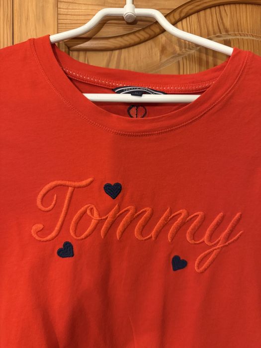 T-shirt na krótki rękaw Tommy Hilfiger Z sercami