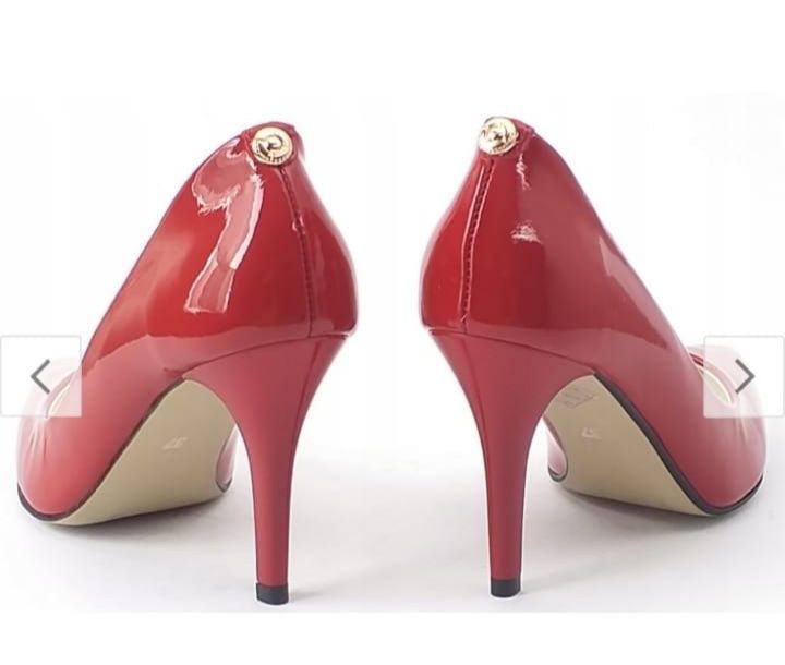 Czerwone szpilki czułenka LEWSKI